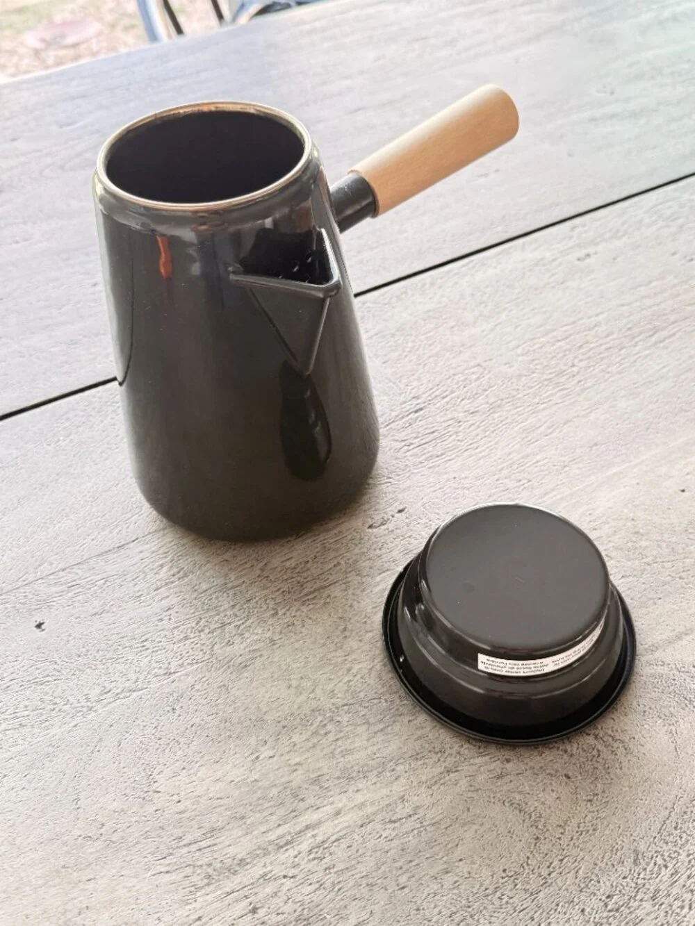 Umbra Shift Cowboy Coffee Maker Pitcher Black Minimalist